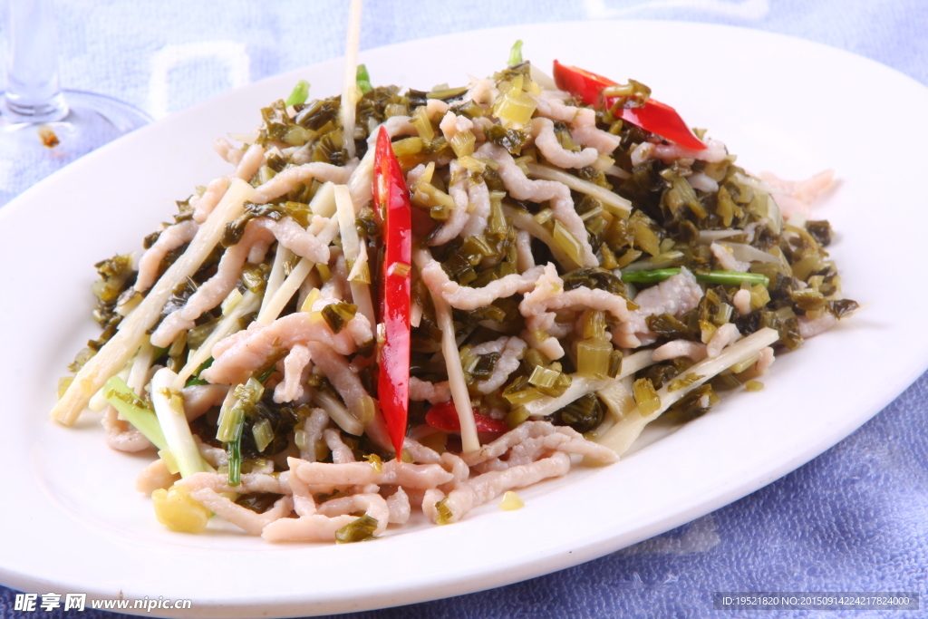 咸菜炒肉丝