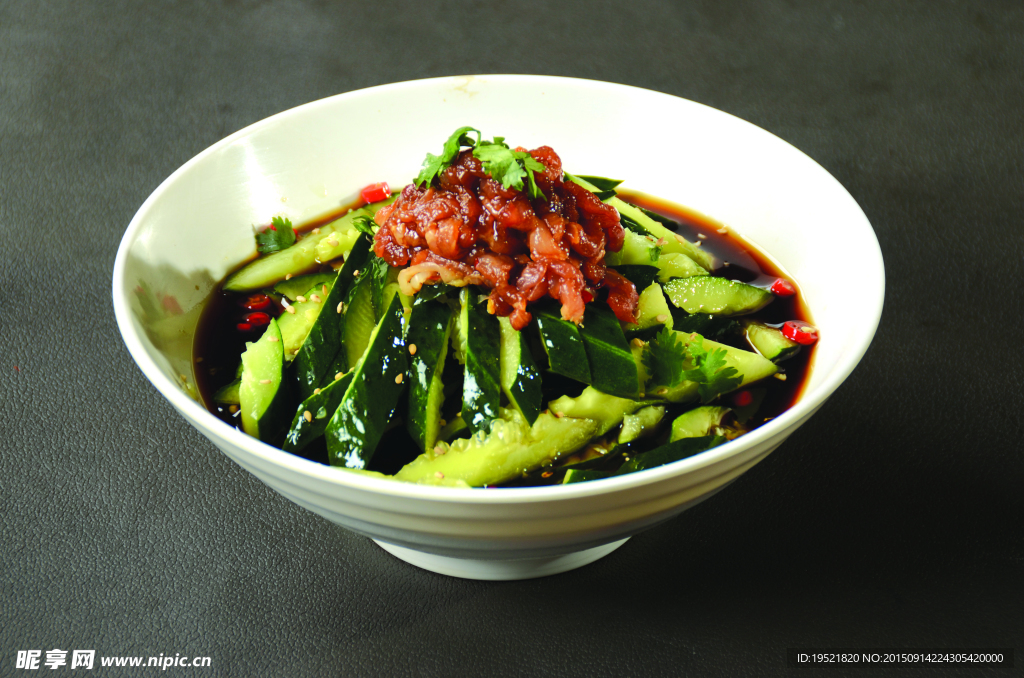 肉丝浸青瓜