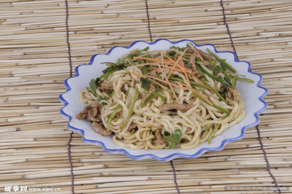 香辣肉丝炒面