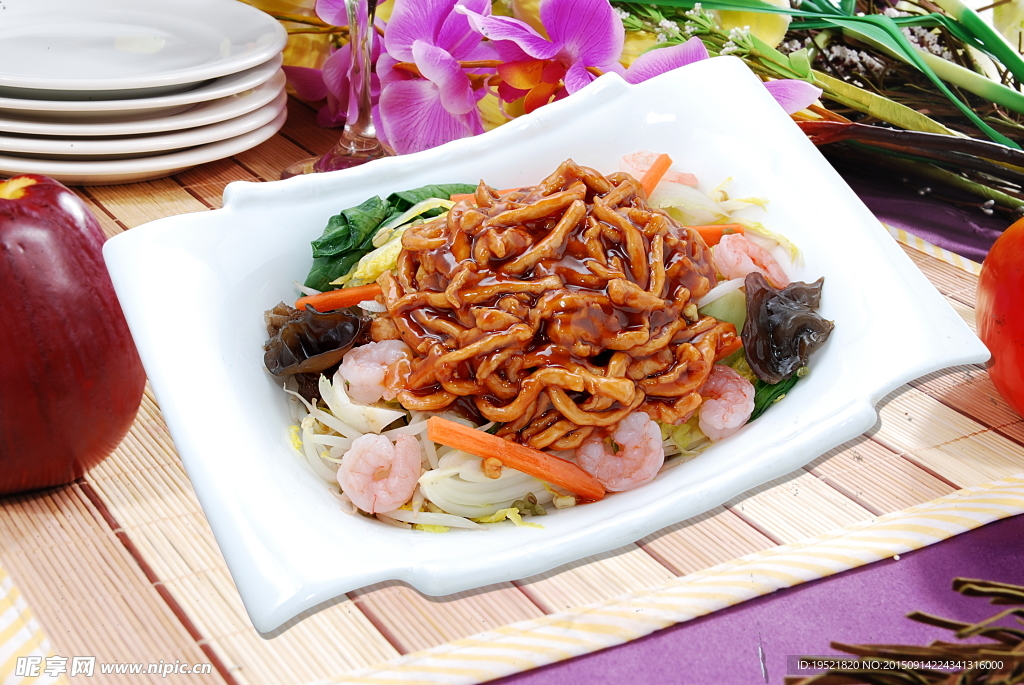 肉丝扣时蔬