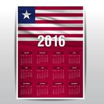 2016年年历