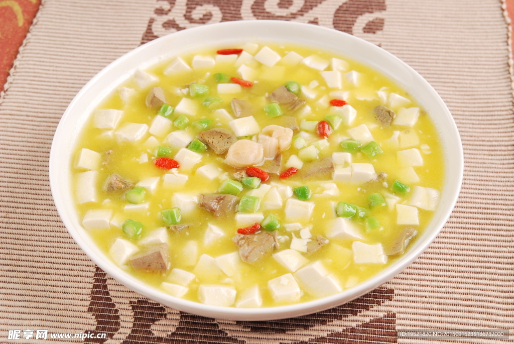 瑶柱鹅肝滑豆腐
