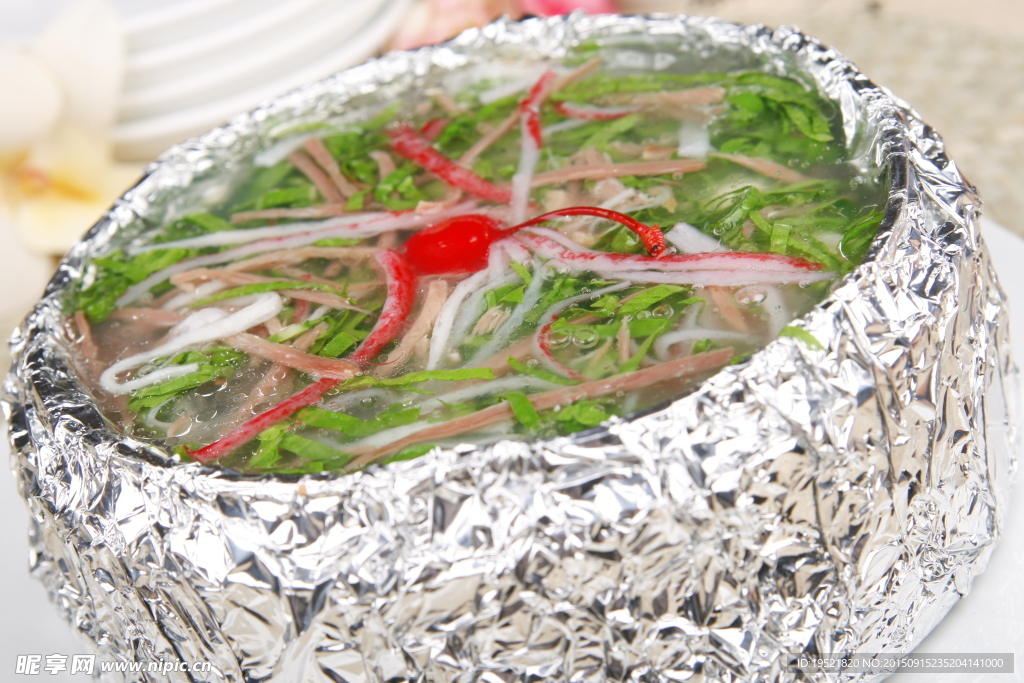 小笼蒸豆腐