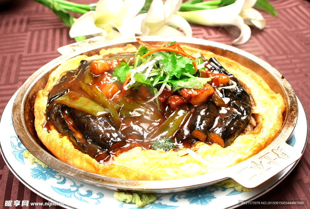 嘎巴锅茄子