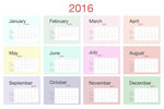 2016年历