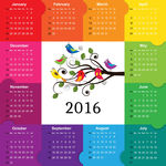 2016年历模板