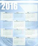 2016年年历