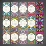 2016年年历