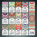 2016年年历