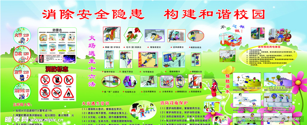 学校安全宣传栏