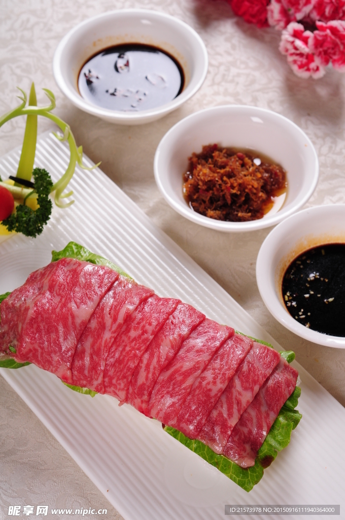 堂灼雪花牛肉