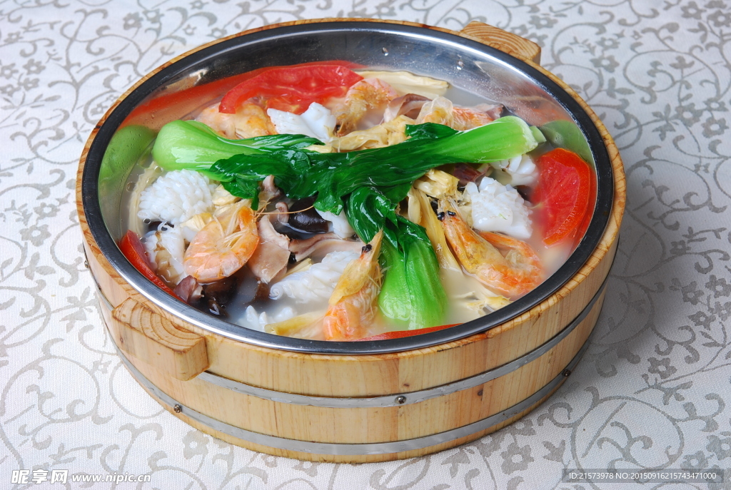 铜盘三鲜
