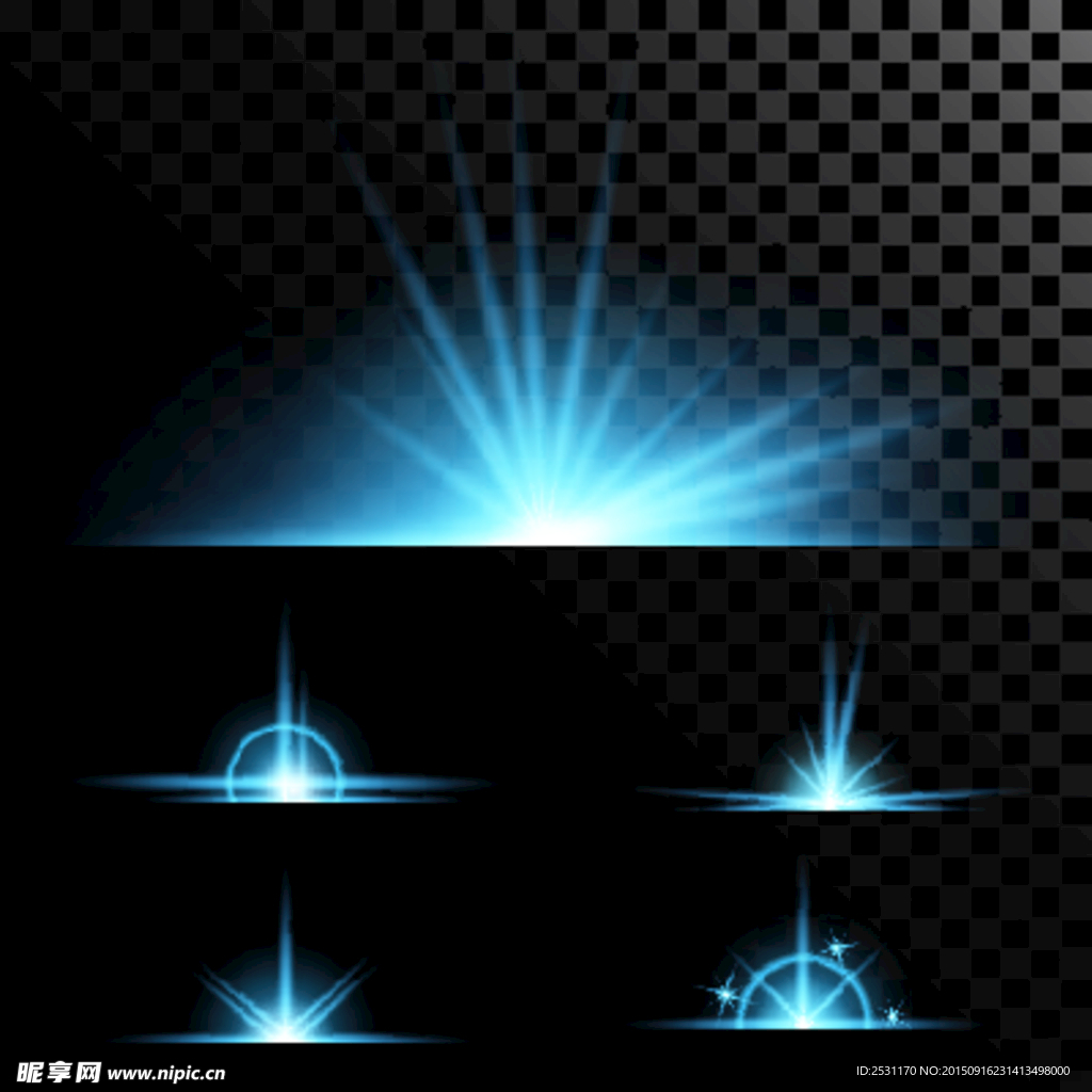 蓝色光线