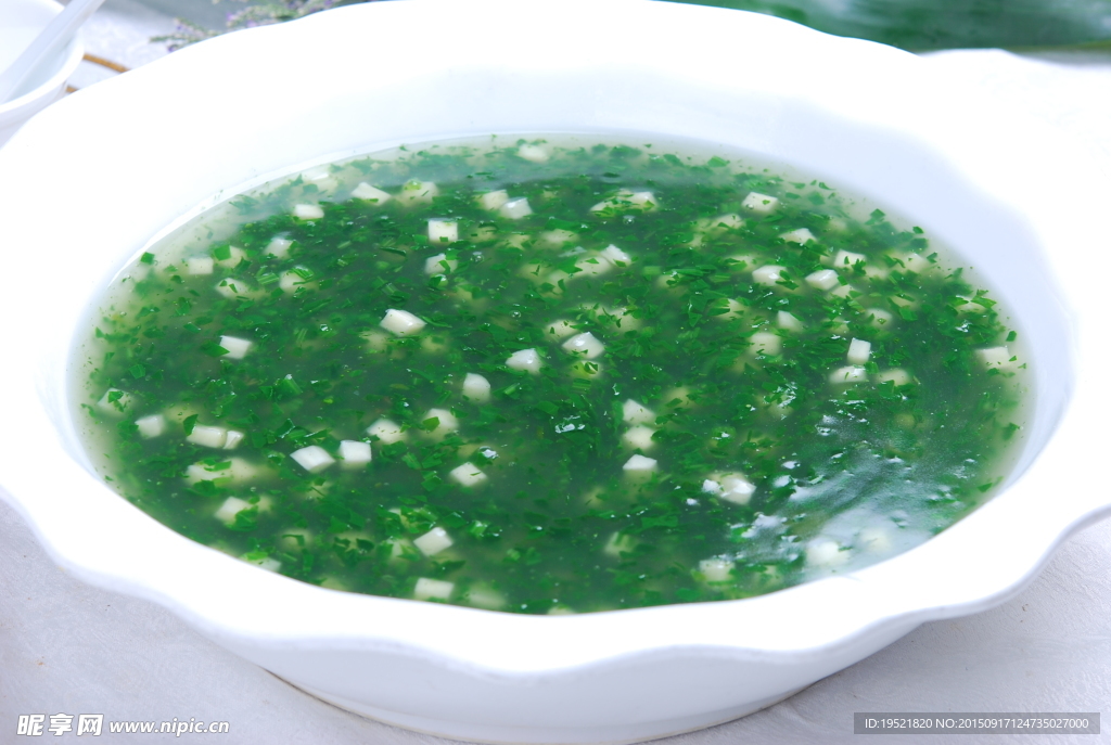 野菜白玉羹
