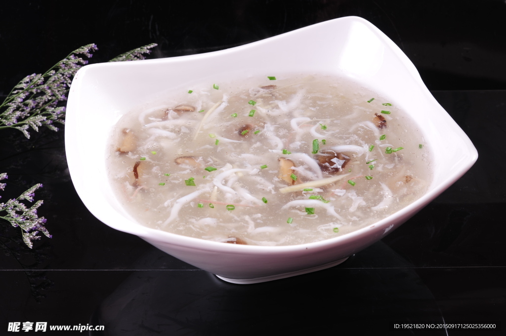 三丝银鱼羹