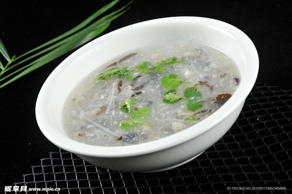 香菜海鲜羹