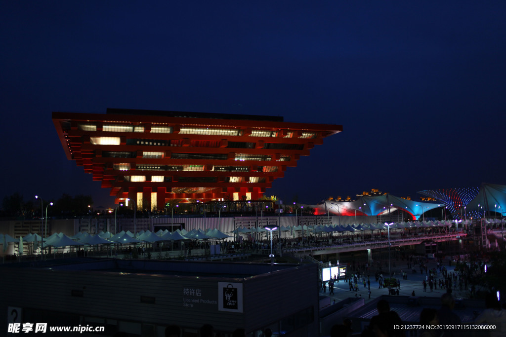 中国馆夜景