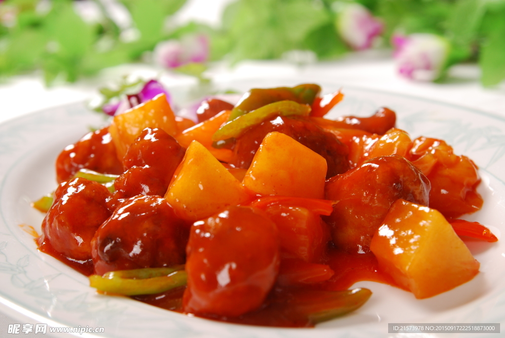 糖醋桂花肉