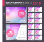 2016年日历模板