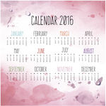 2016年日历模板