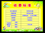 2015 幼儿园收费标准