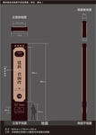 精神堡垒导视牌