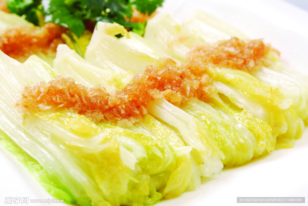 蒜茸粉丝菜心
