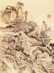 山水绘画图