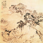 山水绘画图
