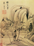 山水绘画图