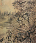 山水绘画图