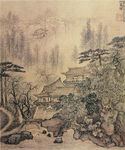 山水绘画图