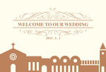 婚礼背景 LOGO