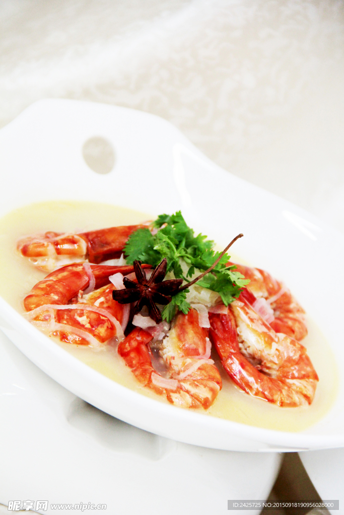 大连美食奶汤海虾