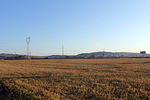 农田远山风景图片