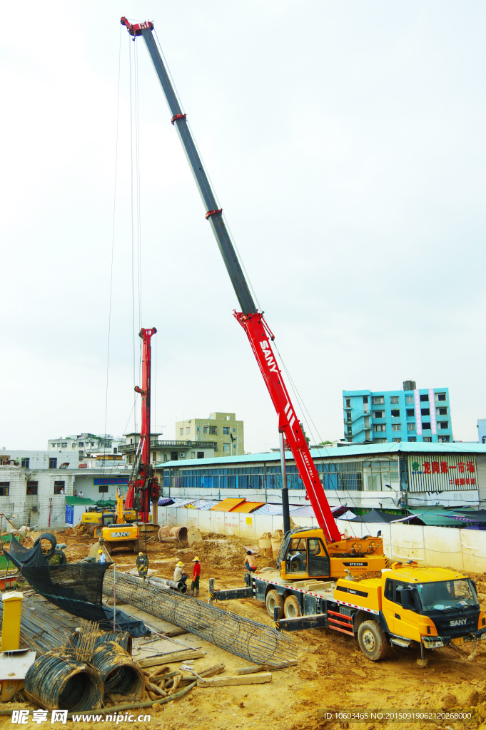 建筑工地 地标建筑