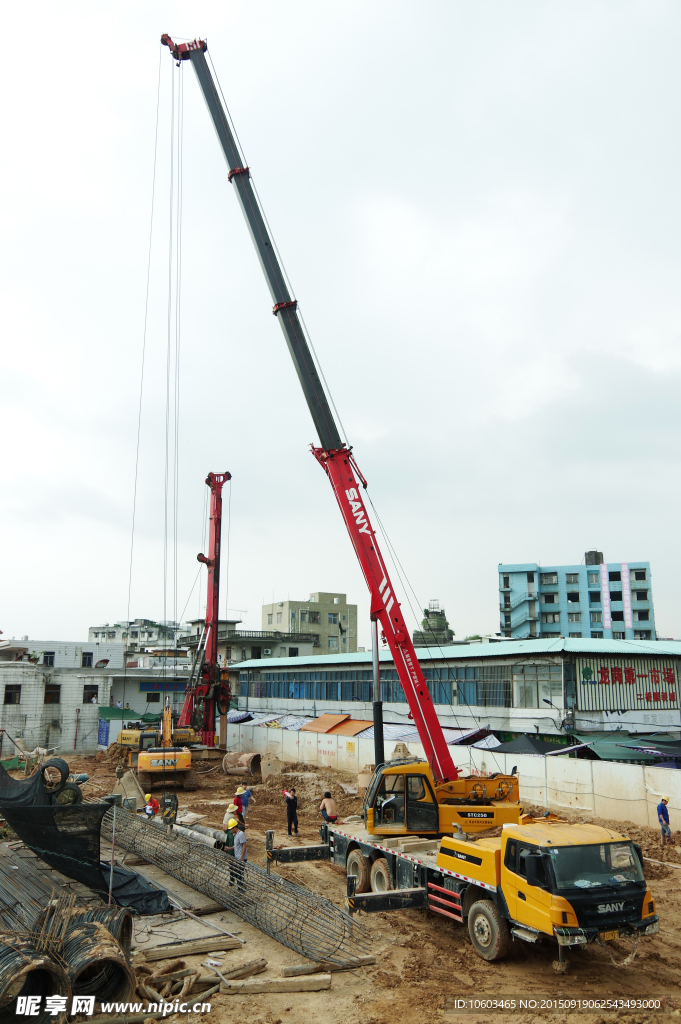 建筑工地 地标建筑