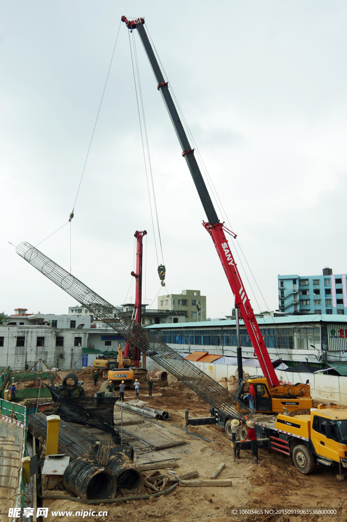 建筑工地 地标建筑