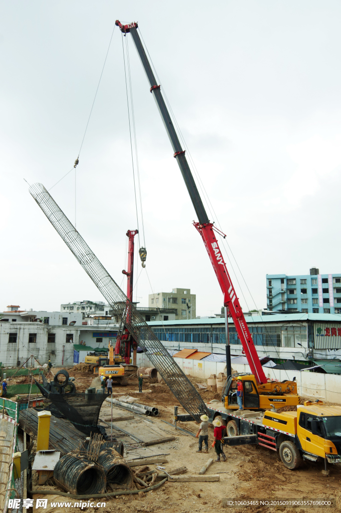 建筑工地 地标建筑