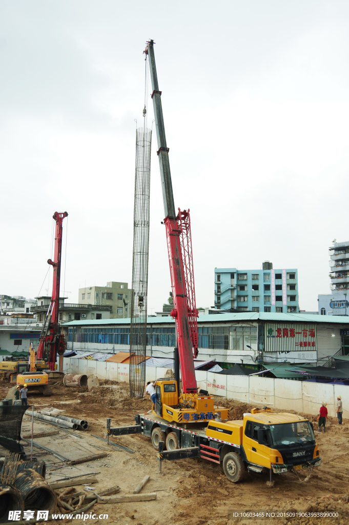 建筑工地 地标建筑