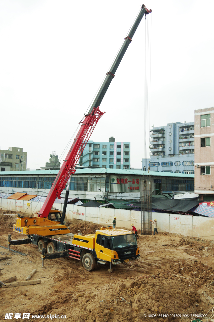 建筑工地 地标建筑