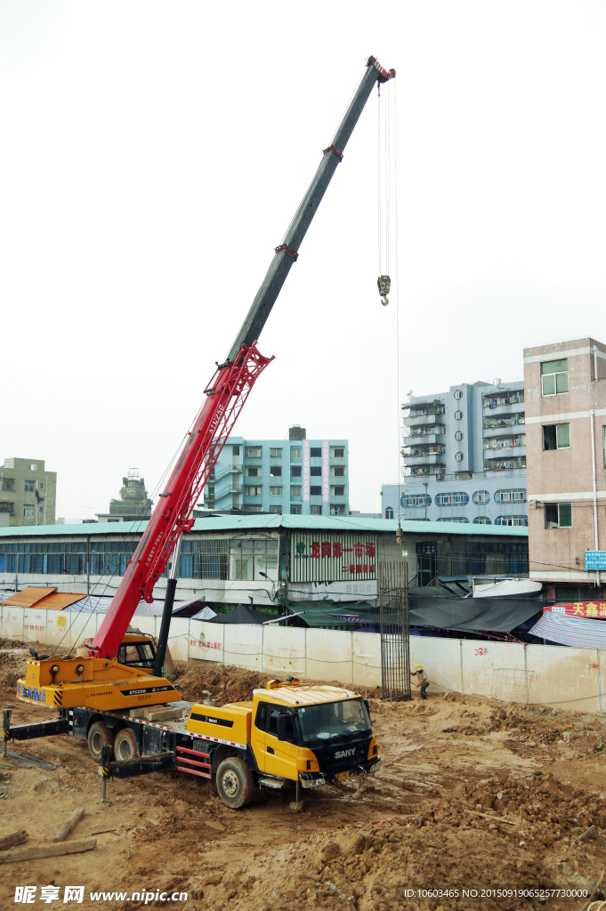 建筑工地 地标建筑