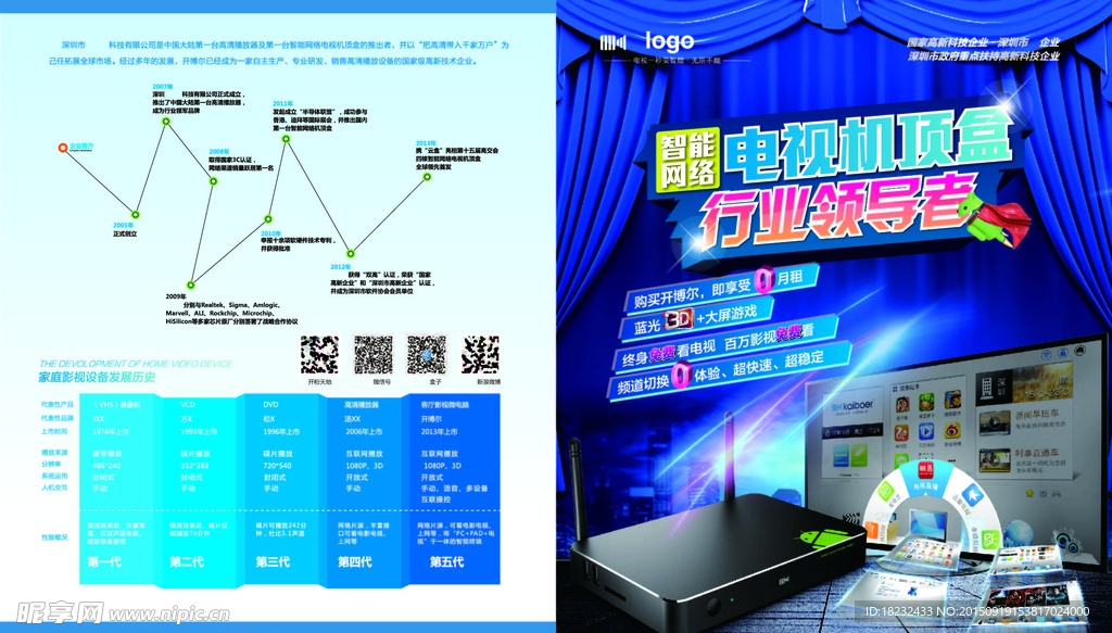 机顶盒宣传页