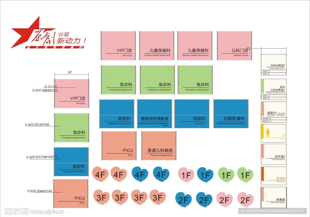 医院标识设计模板