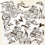 欧式花纹