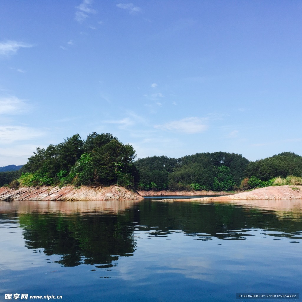 千湖岛的水