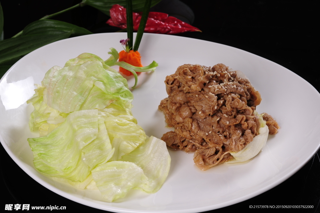 菜片肥牛