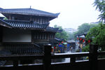 兴安秦文流觞景区街道