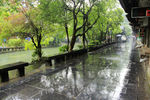 兴安古镇水街风景