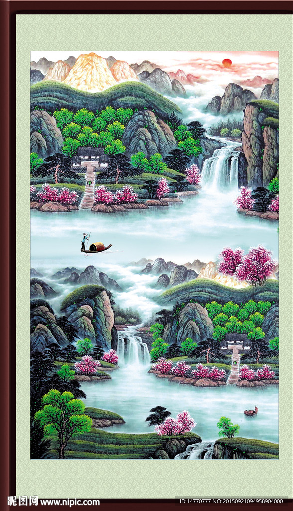 巨幅山水画